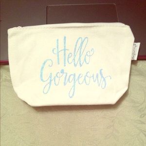 Hello gorgeous makeup bag